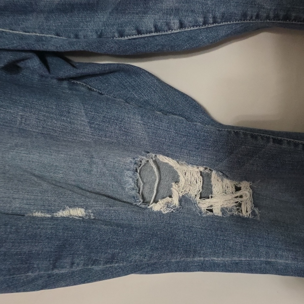 Judy Blue Skinny Fit Women's Jeans Distressed Raw Hem Ankle? Stretch Sz 22W EUC - Picture 6 of 13